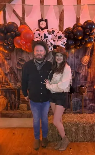 Smiffys Western Cappello Cowboy Marrone Effetto Pelle
