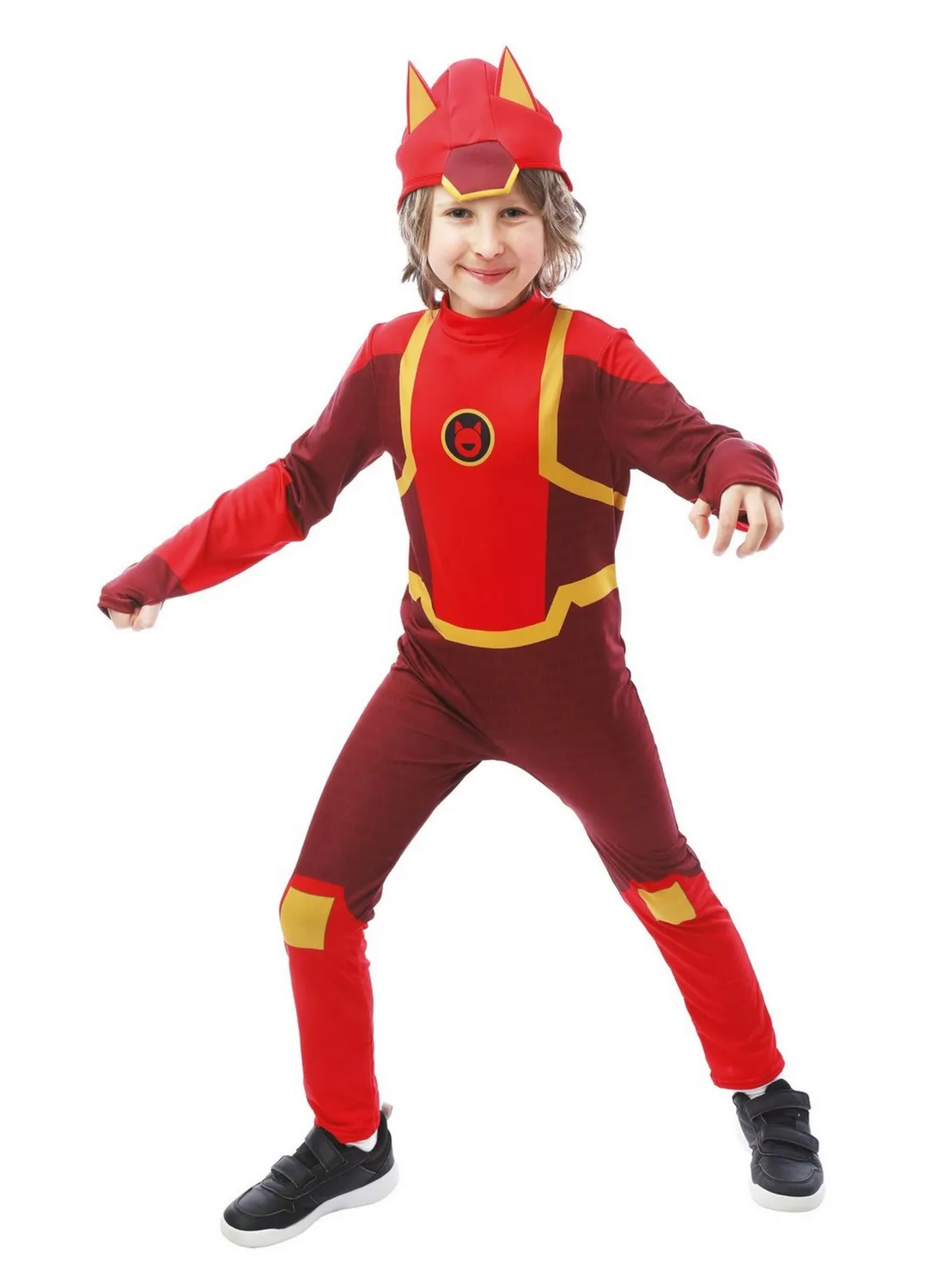 P'tit Clown Petronix Defenders costume bambino 4-6 anni rosso