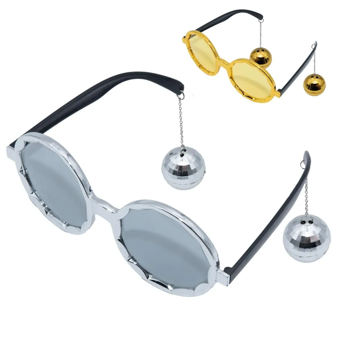 P'tit Clown 35001 occhiali discoteca oro argento festa