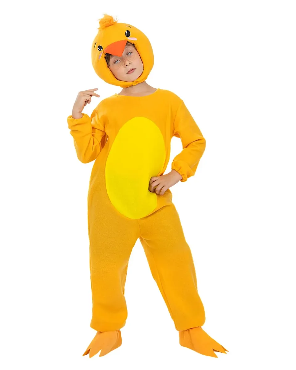 Funidelia pulcino costume bambini 5-6 anni giallo
