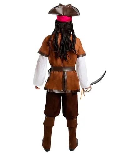Funidelia Caraibi costume pirata uomo 4XL corsaro