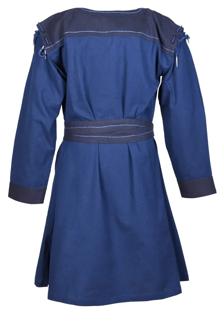 La Bottega di Merlino Tunica maniche staccabili blu cotone