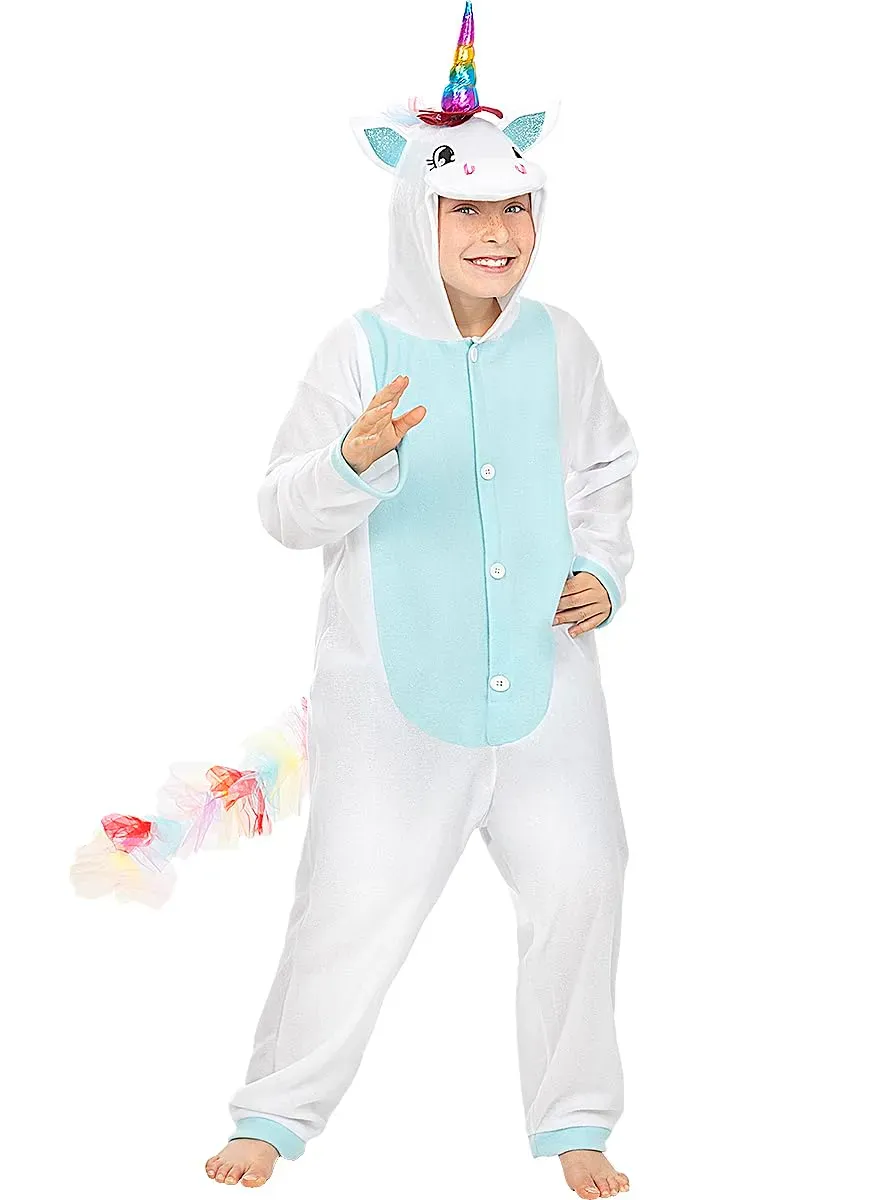 Funidelia Unicorno Blu Costume Bambino Bianco