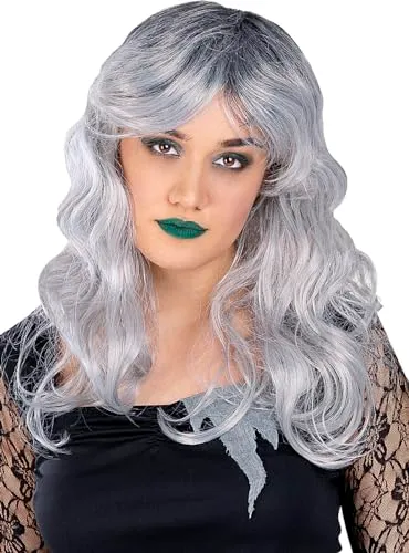 Funidelia Sposa Cadavere Parrucca sposa zombie grigia