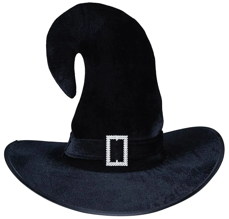 Guirca Cappello Strega Nero accessorio halloween
