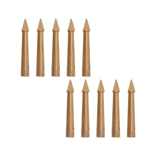 La Bottega di Merlino Set 10 puntali lacci ottone storico
