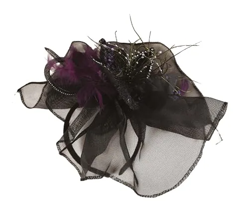 P'tit Clown 22981 cerchietto Halloween nero viola