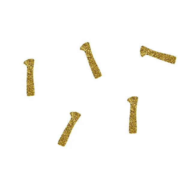 P'tit Clown re21032 coriandoli glitter oro 1 50 pezzi