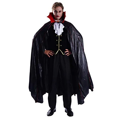 SEA HARE Vampiro Gotico Costume Uomo Adulto Halloween