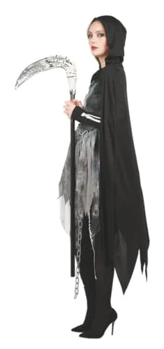 P'tit Clown Mietitore Scheletro Costume Donna XS Nero
