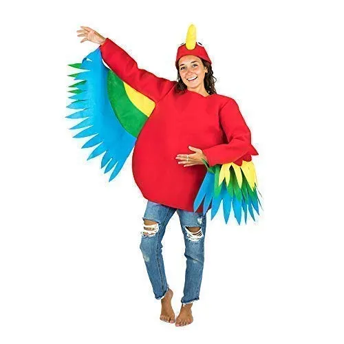 Bodysocks Costume Pappagallo costume adulto multicolore