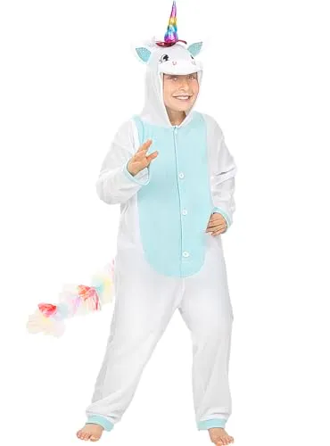 Funidelia Unicorno Blu Costume Bambino Bianco