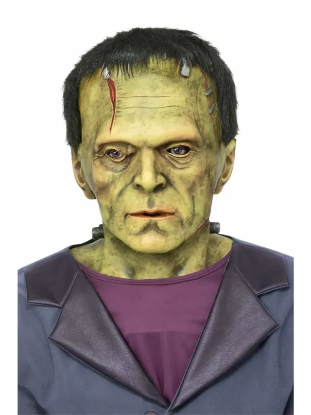 Smiffys Universal Monsters Frankenstein maschera lattice adulto verde