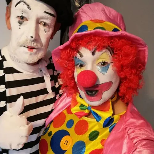 Smiffys Crazy Clown parrucca rossa afro clown pagliaccio