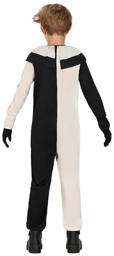 Guirca Costume Pagliaccio Terrorizzante Bambino 5-6 Anni Tuta