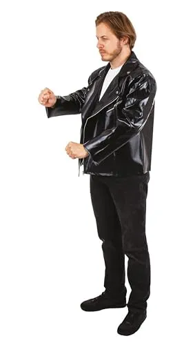 P'tit Clown giacca perfecto adulto nero L-XL Carnevale