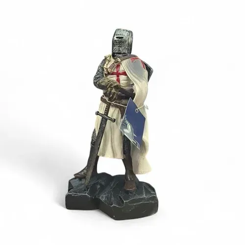 La Bottega di Merlino Cavaliere Templare statuetta resina 12 cm