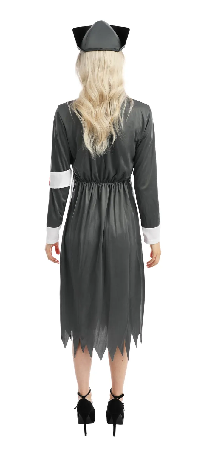 P'tit Clown Infermiera Insanguinata costume vestito S-M