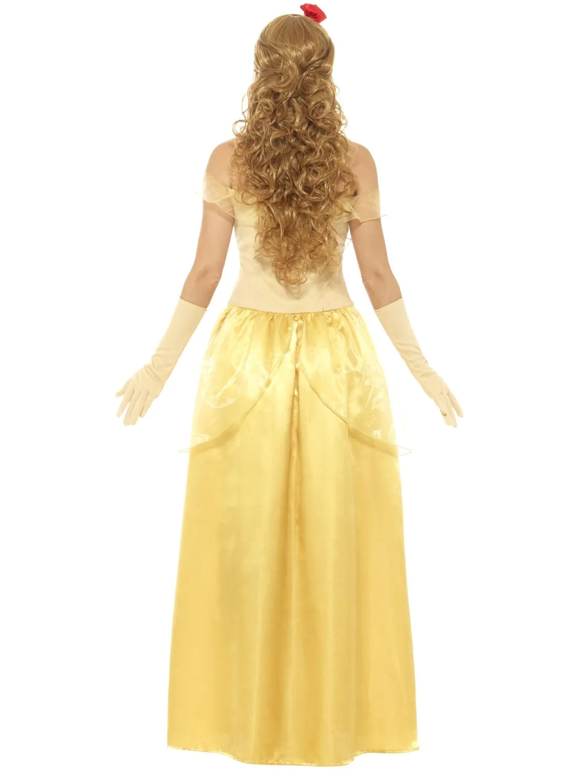 Smiffys Golden Princess costume principessa oro donna con guanti