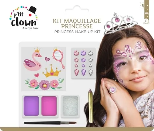 P'tit Clown 23877 kit trucco principessa bambina rosa