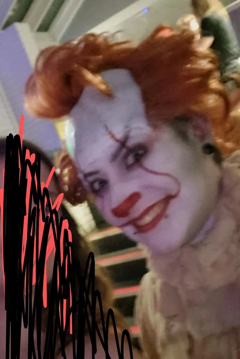 Funidelia IT Capitolo Due Pennywise parrucca con fronte