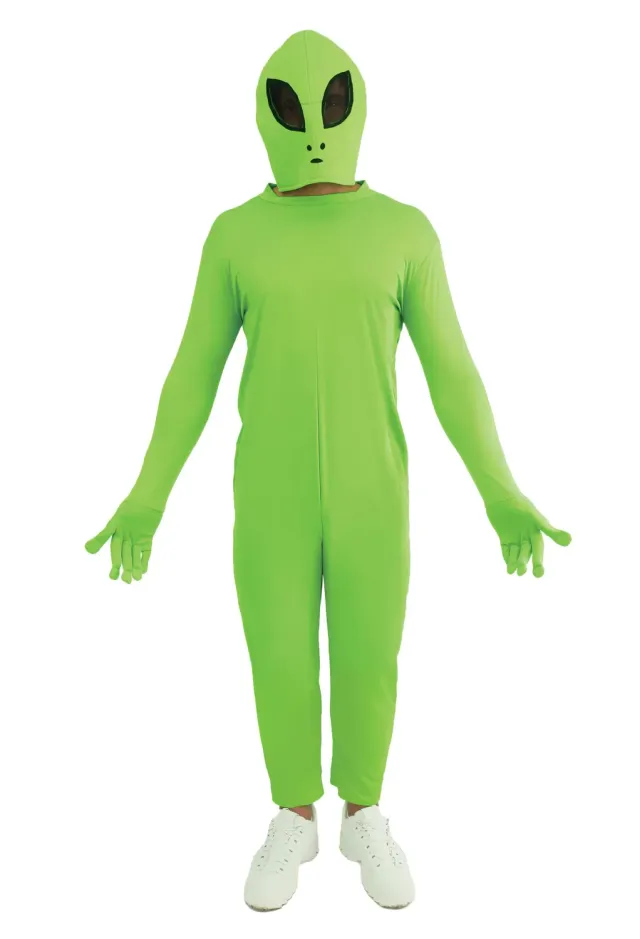 P'tit Clown costume alieno adulto verde taglia L-XL