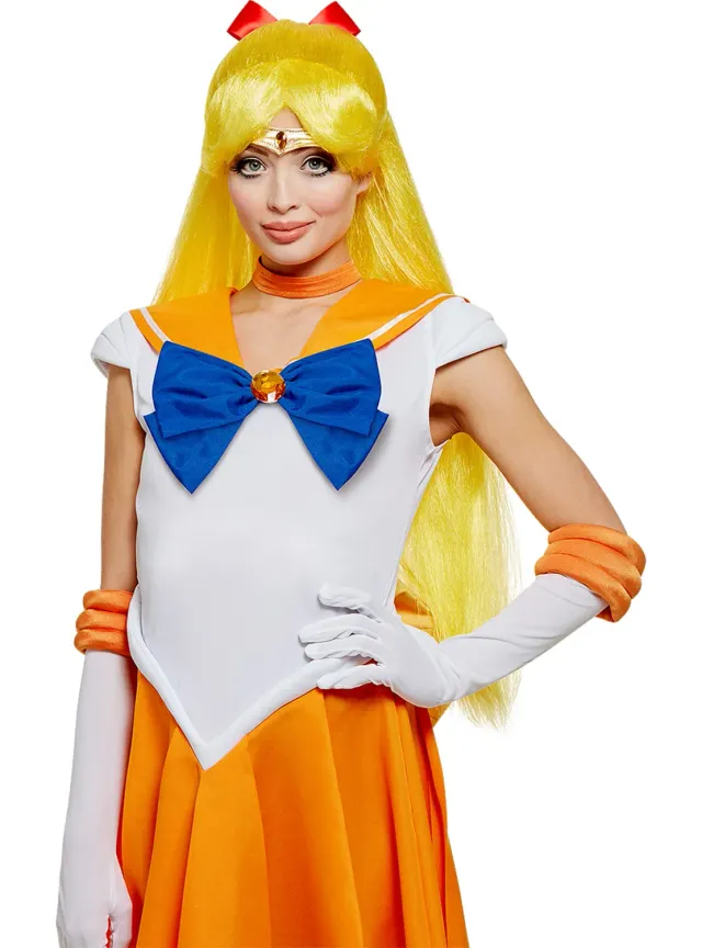 Funidelia Sailor Moon Venus parrucca donna gialla ufficiale