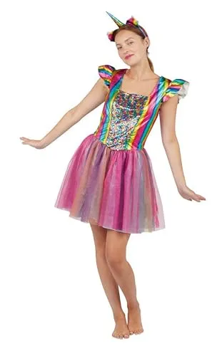 P'tit Clown re21151 costume unicorno arcobaleno L/XL