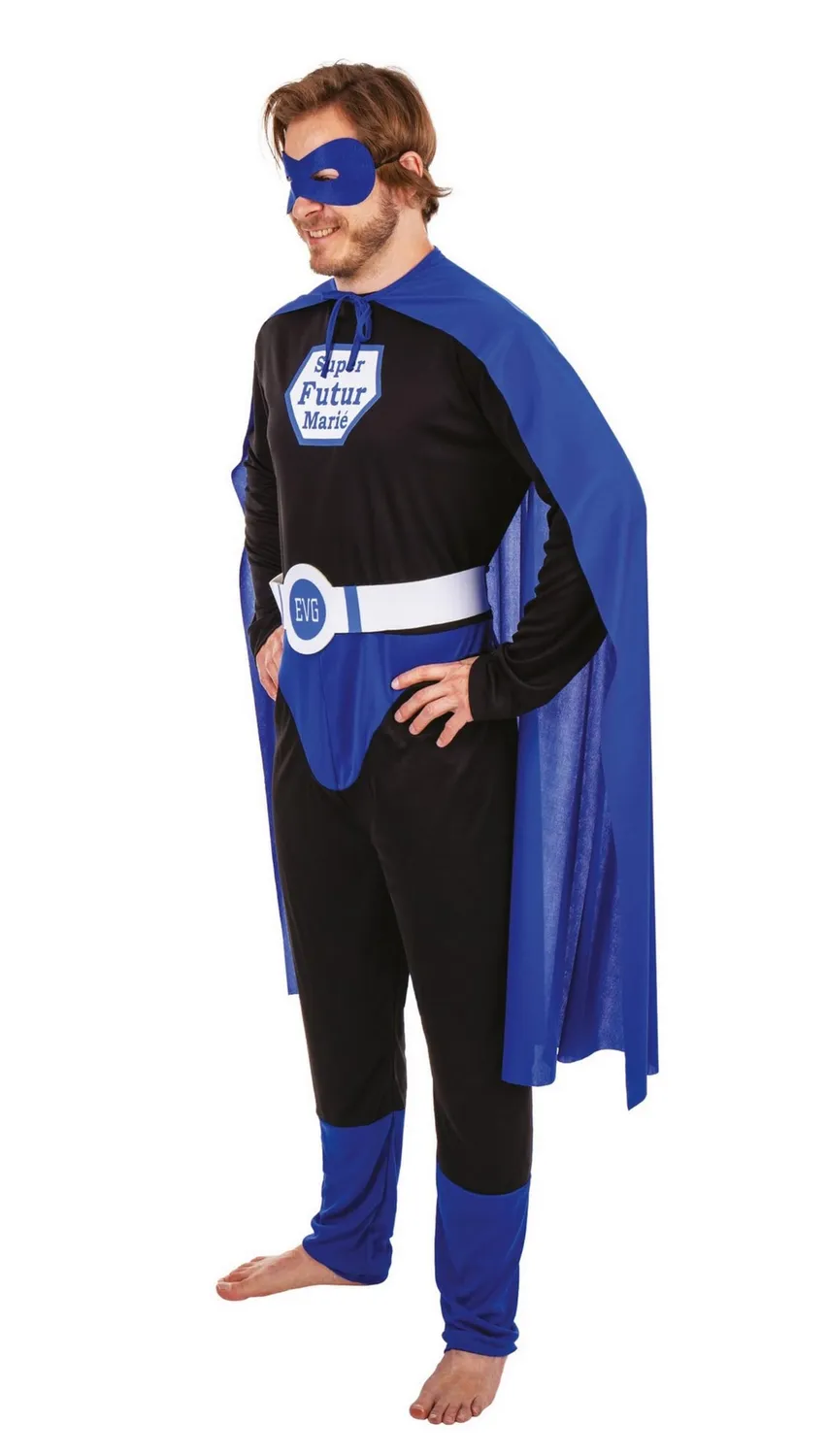 P'tit Clown Super Futuro Sposo costume uomo divertente