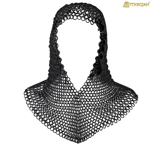 La Bottega di Merlino Camaglio brunito cotta maglia 9 mm