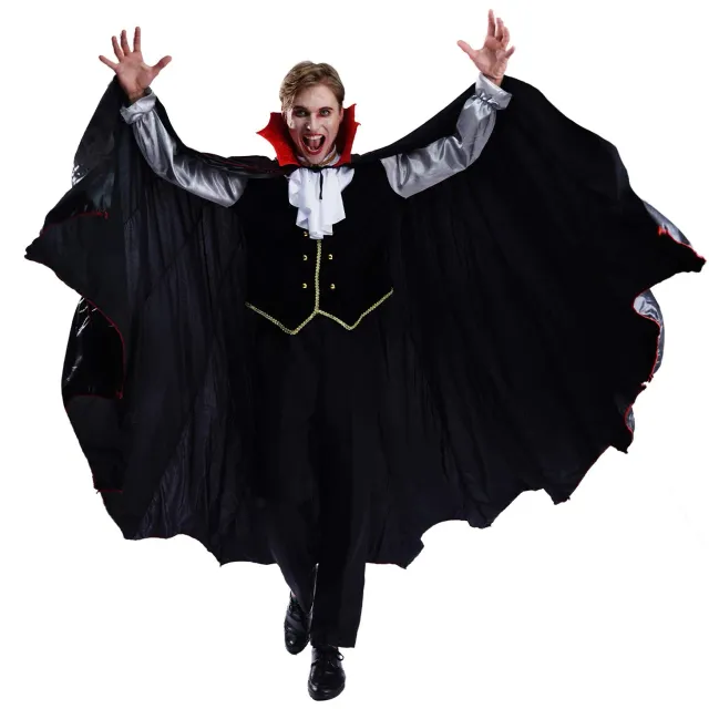 SEA HARE Vampiro Gotico Costume Uomo Adulto Halloween