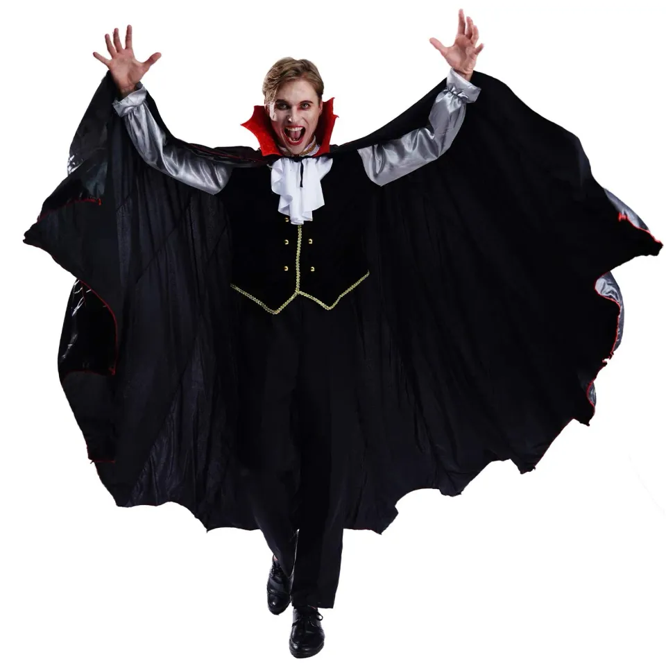 SEA HARE Vampiro Gotico Costume Uomo Adulto Halloween
