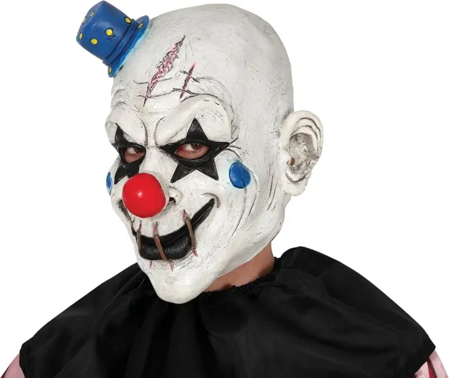 Guirca Clown maschera lattice adulto horror Halloween