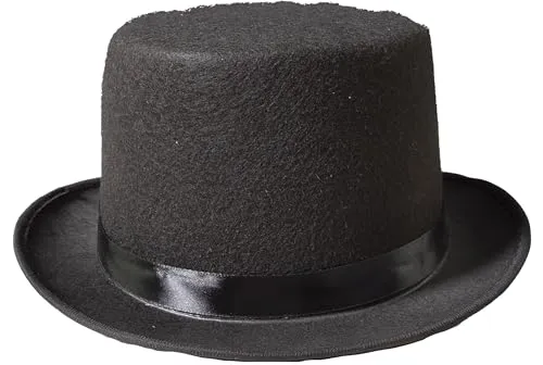 P'tit Clown Cappello Feltro bambino nero alta forma