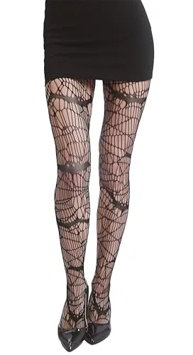 P'tit Clown 23154 collant pipistrello nero taglia unica