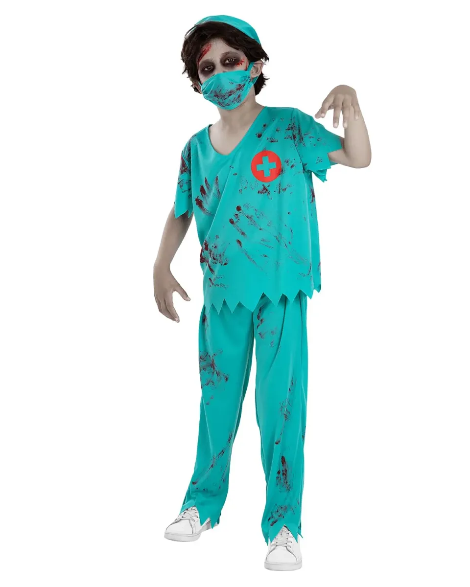 Funidelia Medico Zombie costume bambino 3-4 anni con mascherina