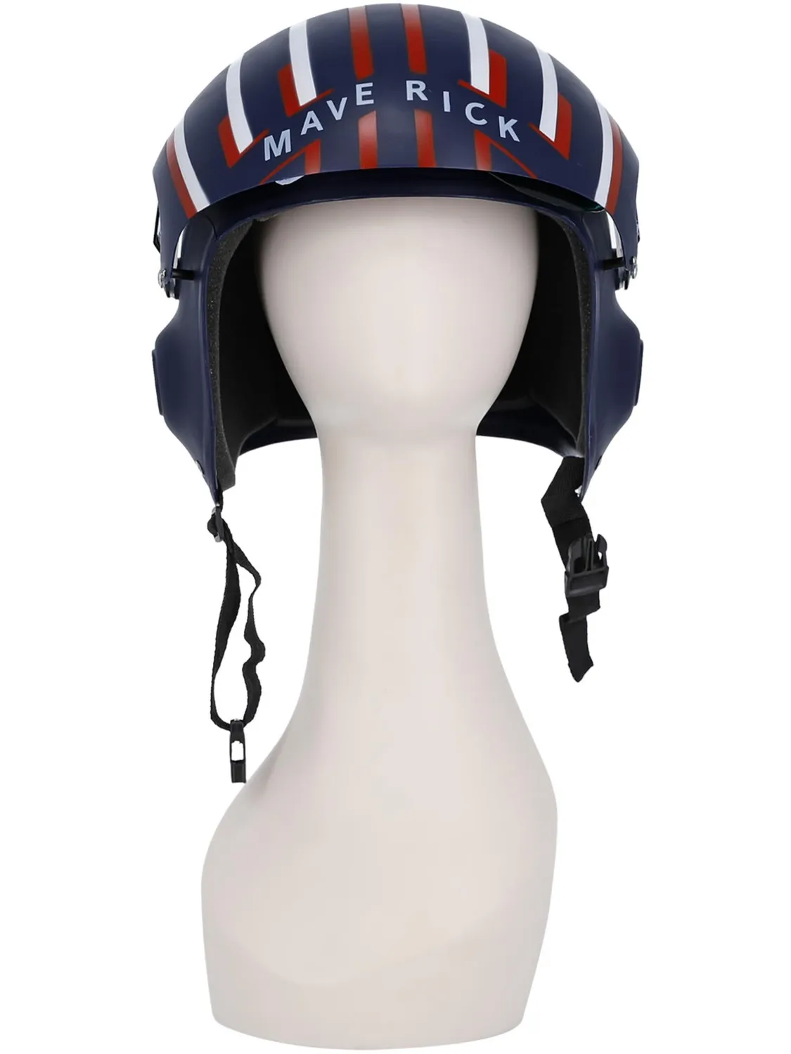 Smiffys Top Gun Maverick casco pilota blu rosso
