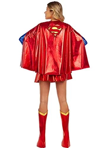 Funidelia mantello Supergirl donna ufficiale rosso con stemma