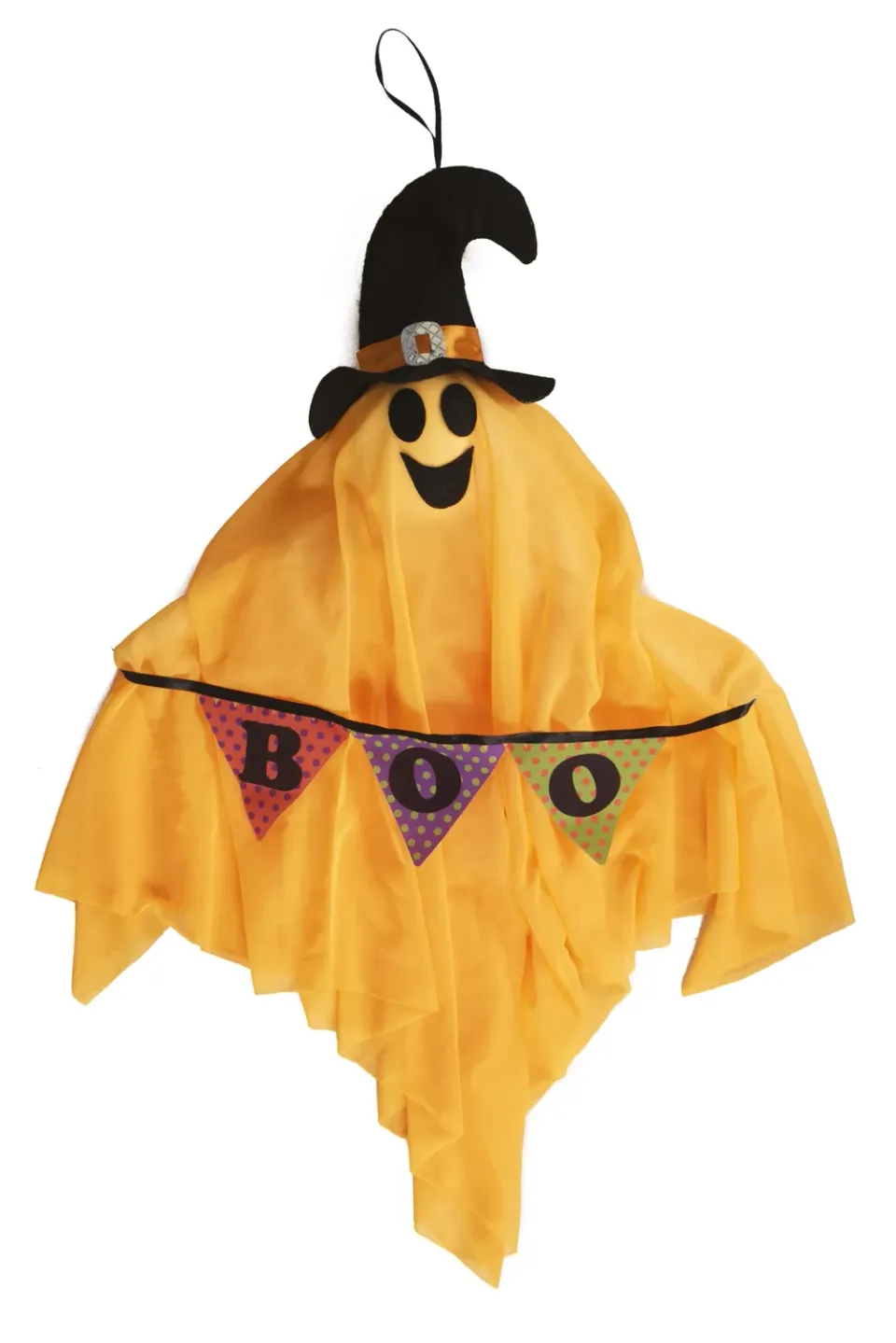 P'tit Clown re22988 fantasma Halloween 60 cm arancione da appendere
