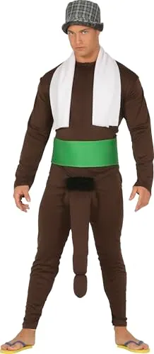 Fiestas Guirca Pisello Sorpresa costume uomo M 48-50 marrone