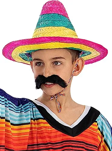 Funidelia Messico Sombrero Bambino Giallo Colorato