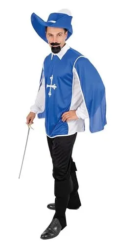 P'tit Clown Moschettiere costume adulto L-XL completo