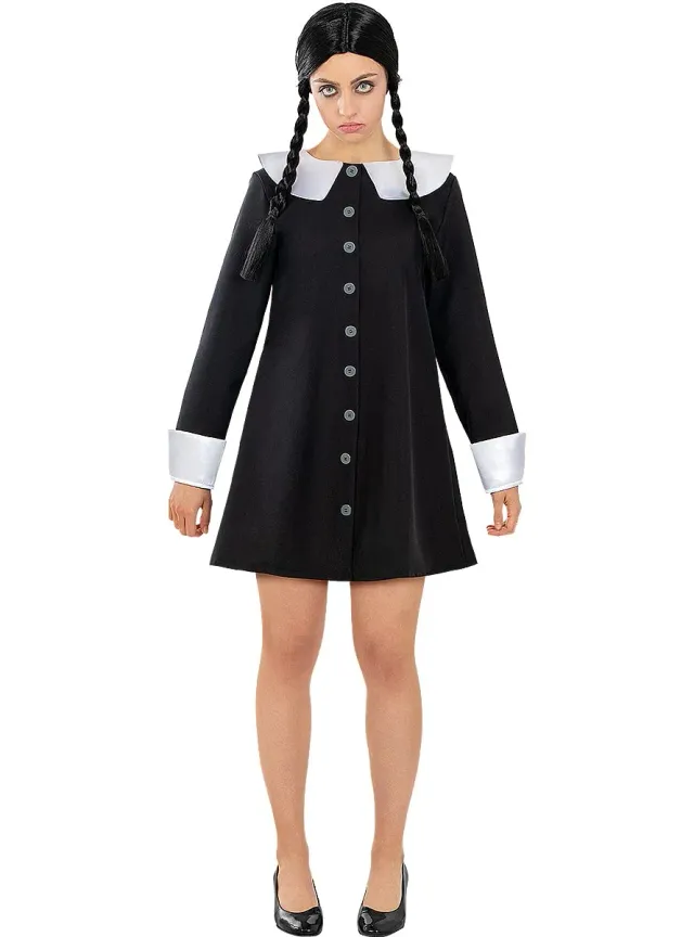 Funidelia Mercoledì Addams costume donna XXL nero