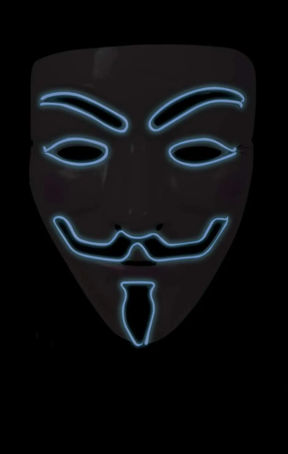 P'tit Clown re44062 Maschera Luminosa Anonima LED