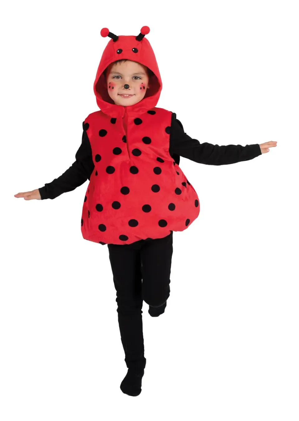 P'tit Clown Costume Ape Bambino 3-4 Anni con Cappuccio