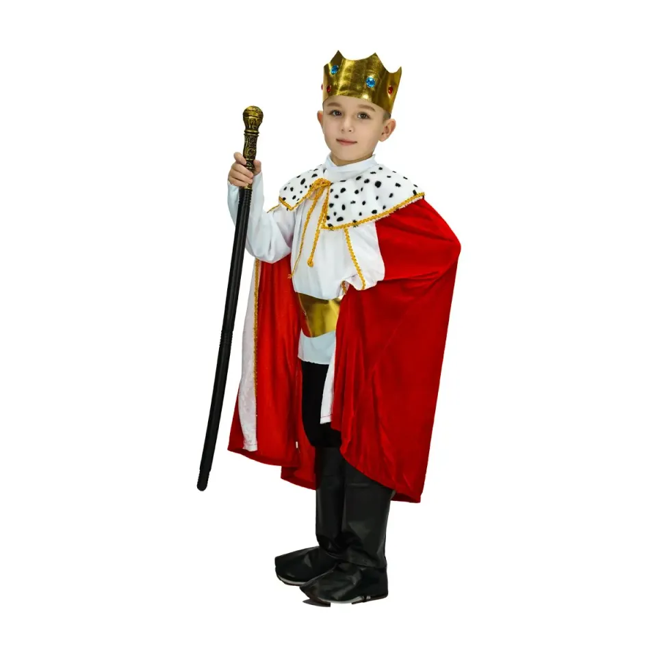 SEA HARE Re Fantasy costume bambino 7-9 anni corona