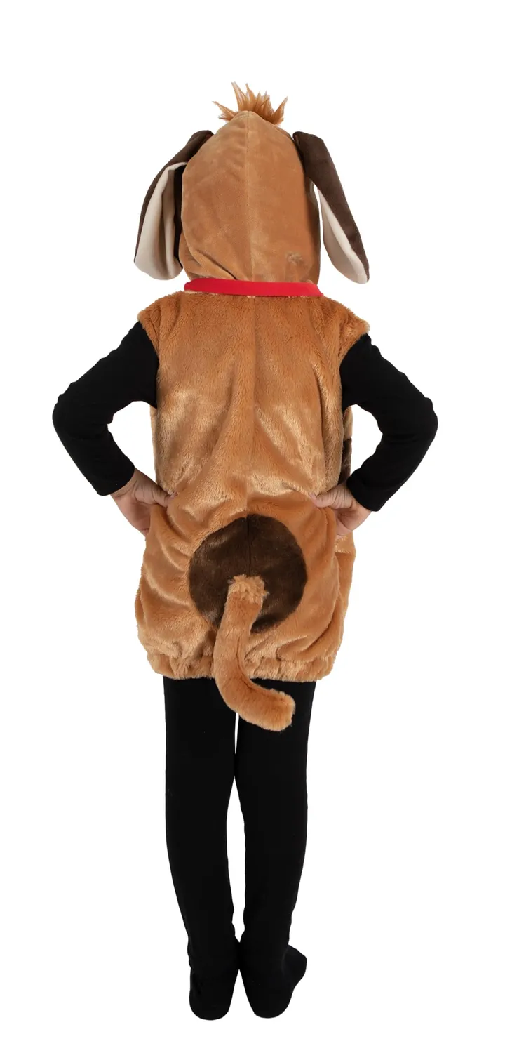 P'tit Clown costume cane bambino tuta 5-6 anni