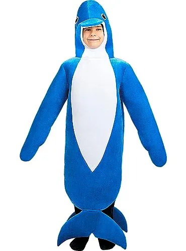 Funidelia Delfino costume bambino 3-6 anni azzurro