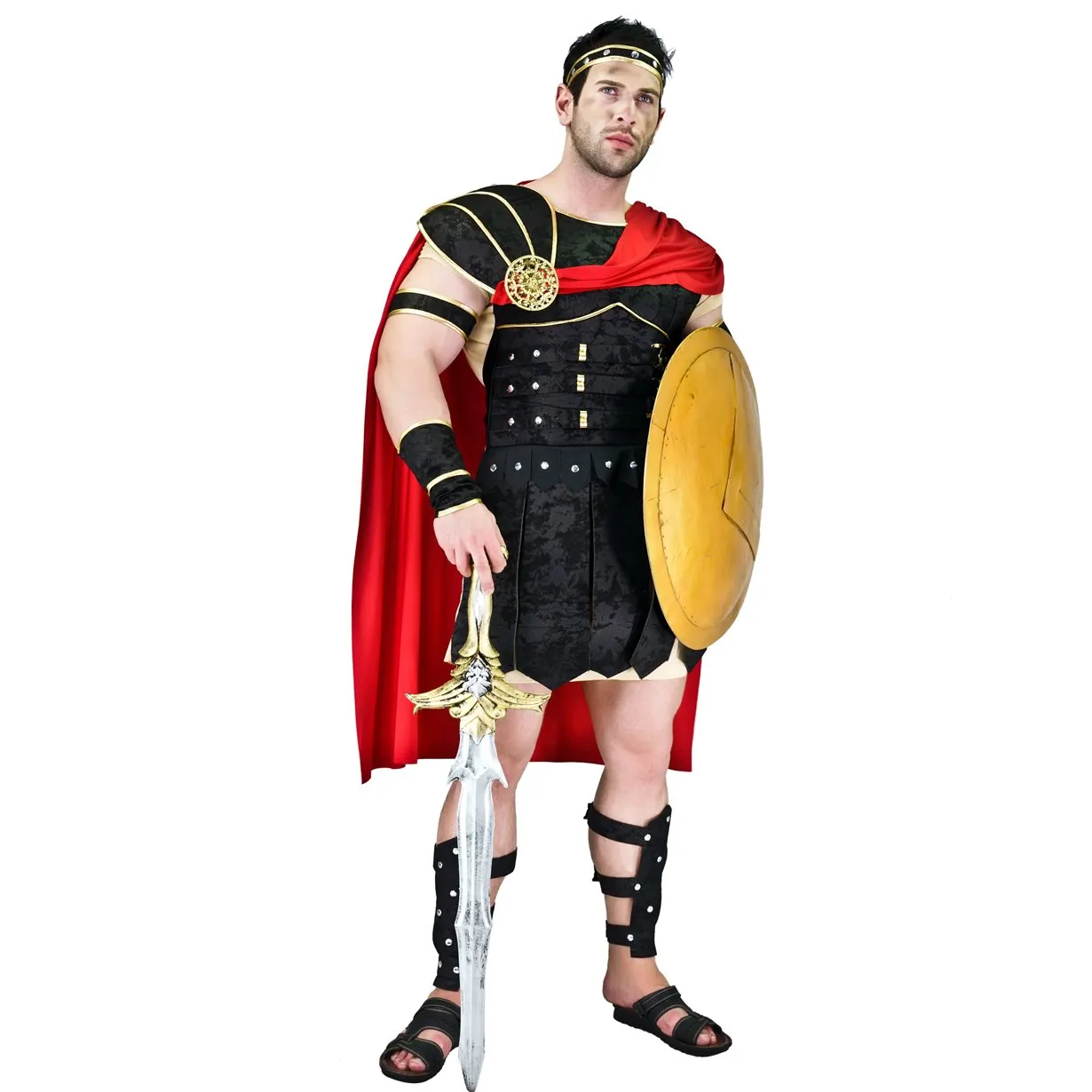 SEA HARE Guerriero Medievale costume uomo set 7 pezzi