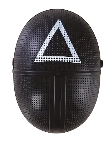 P'tit Clown re21205 maschera triangolo nero adulto